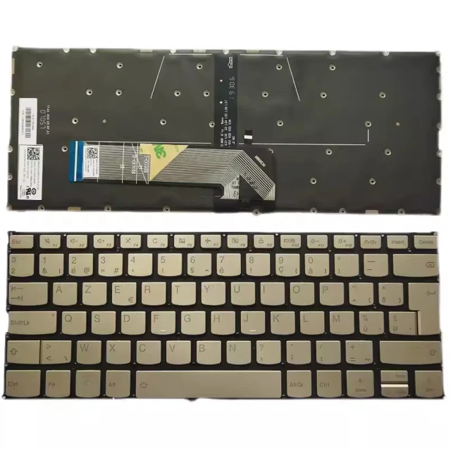 Lenovo yoga 530-14ARR 530-14IKB 6-13ALC6 6-13ARE05 silver backlit Belgian BE keyboard - main product image