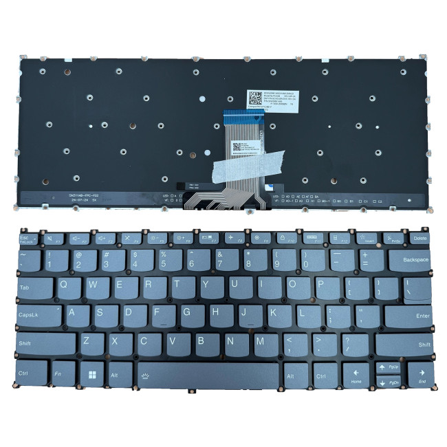 Lenovo yoga 7 2-in-1 14AHP9, yoga 7 2-in-1 14IML9, blue backlit US keyboard - main product image