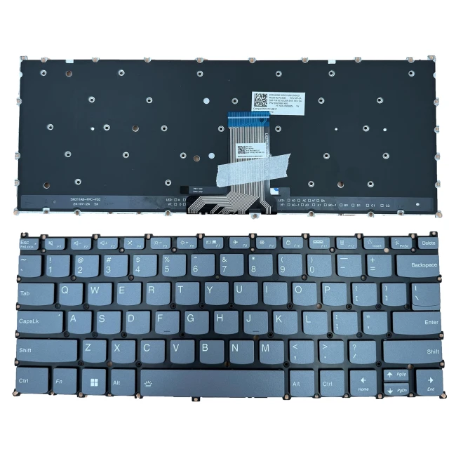 Lenovo yoga 7 2-in-1 14AHP9, yoga 7 2-in-1 14IML9, blue backlit US keyboard - main product image