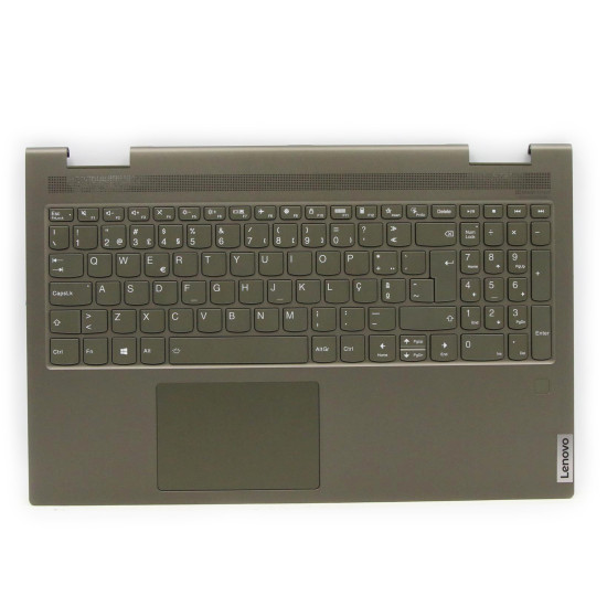 Lenovo yoga 7-15ITL5 5CB1A22446 Moss green backlit Portuguese PO keyboard palmrest - main product image