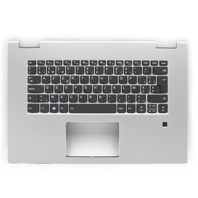Lenovo yoga 730-15IKB 5CB0Q96520 silver backlit Belgian BE keyboard palmrest - main product image