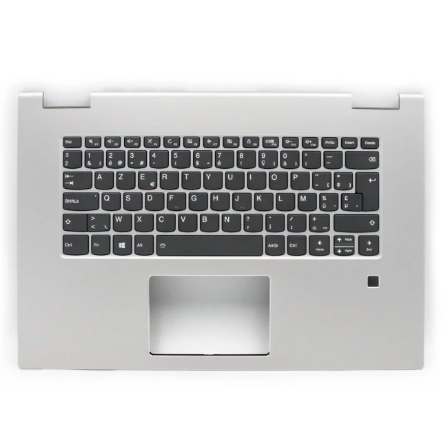 Lenovo yoga 730-15IKB 5CB0Q96520 silver backlit Belgian BE keyboard palmrest - main product image