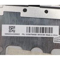 Lenovo yoga 730-15IWL 5CB0T04926 gray backlit Slovenian SA keyboard palmrest - additional view 1