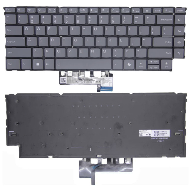 Lenovo yoga 9 2-in-1 14IMH9, yoga 9i 2-in-1 14IMH9, backlit US keyboard gray - main product image