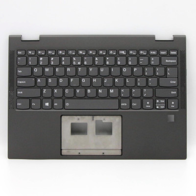 Lenovo yoga C630-13, Q50 gray fingerprint hole backlit US keyboard palmrest
