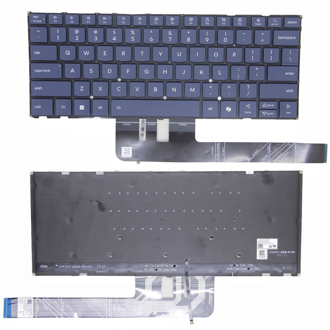 Lenovo yoga Pro 7 14AKP10 14ASP10 14IAH10, blue backlit US keyboard AI - main product image