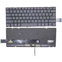 Lenovo yoga Pro 7 14AKP10 14ASP10 14IAH10, gray backlit US keyboard AI