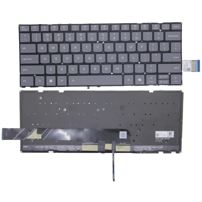 Lenovo yoga Pro 7 14APH8 14ARP8 14IRH8, gray backlit US keyboard AI - main product image