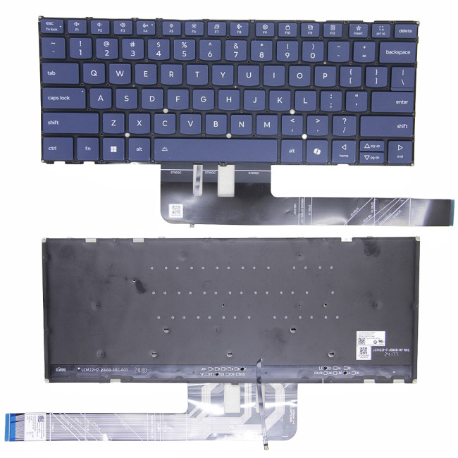 Lenovo yoga Slim 7 14AKP10 14ILL10, blue backlit US keyboard AI - main product image