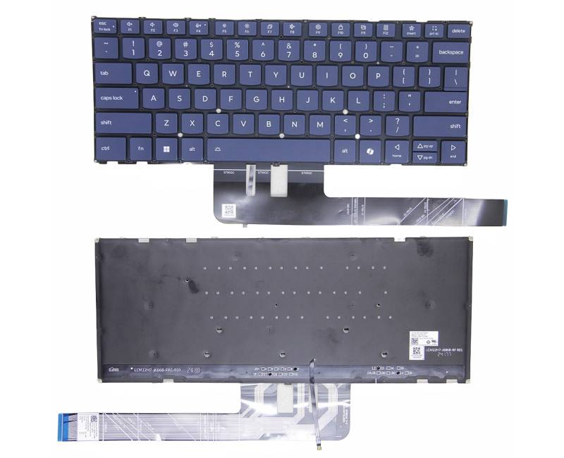 Lenovo yoga Pro 7 14APH8 14ARP8 14IRH8, blue backlit US keyboard AI - additional view 