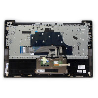 Lenovo yoga S740-14IIL 5CB0U44084 Gray metal backlit French FR keyboard palmrest - additional view 1