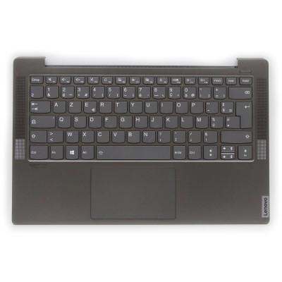 Lenovo Yoga S740-14IIL 5CB0U44084 Gray metal backlit French FR keyboard palmrest