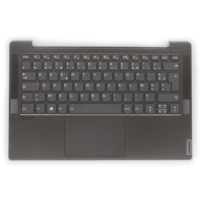 Lenovo yoga S740-14IIL 5CB0U44084 Gray metal backlit French FR keyboard palmrest - main product image