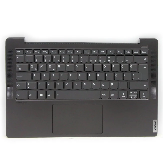 Lenovo yoga S740-14IIL 5CB0U44105 Gray metal backlit Turkish TR keyboard palmrest - main product image