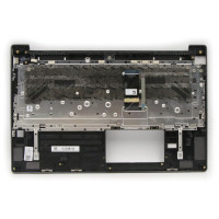 Lenovo yoga S740-15IRH 5CB0W43563 lavender backlit Belgian BE keyboard palmrest - additional view 2