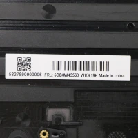 Lenovo yoga S740-15IRH 5CB0W43563 lavender backlit Belgian BE keyboard palmrest - additional view 1