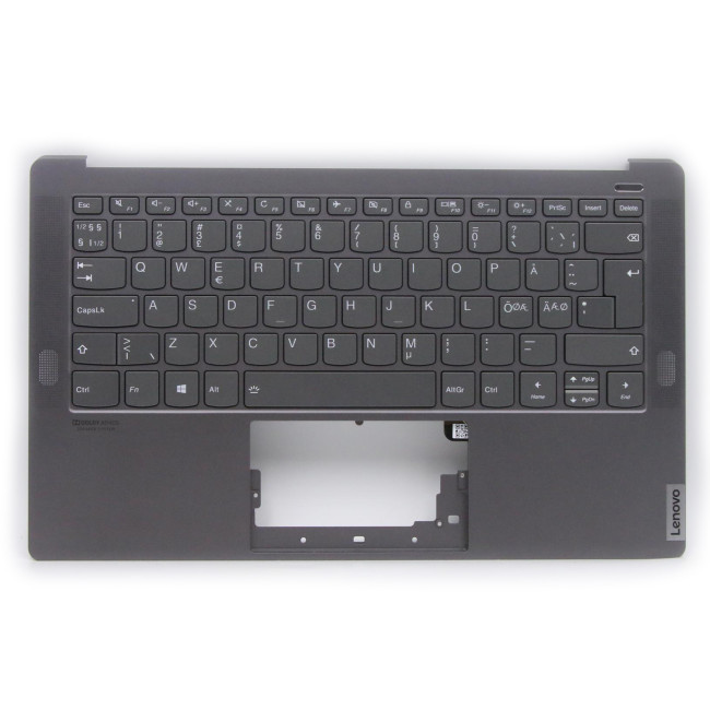 Lenovo yoga S940-14IIL 5CB0W43491 Purple backlit Norwegian NE NR keyboard palmrest - main product image