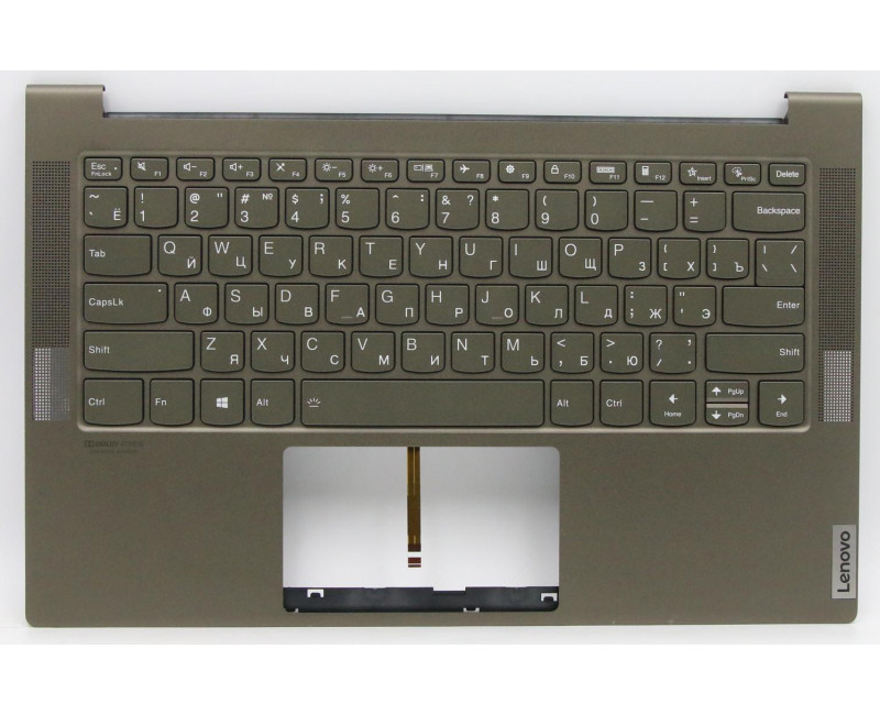 Lenovo Yoga Slim 7 14IIL05 5CB0X55946 Moss green metal backlit Russian RU keyboard palmrest