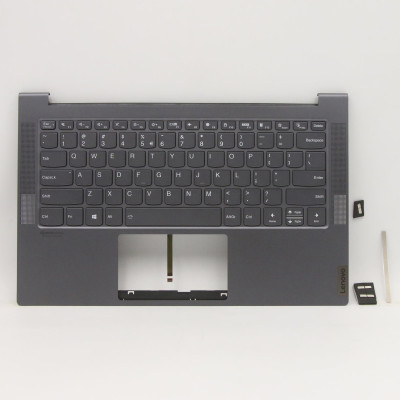 Lenovo Yoga Slim 7-14IIL05 7-14ARE05 7-14ITL05 5CB1B02813 gray backlit US keyboard palmrest