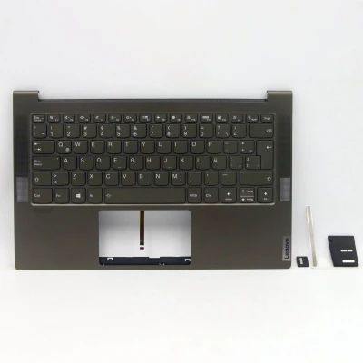 Lenovo yoga Slim 7-14IIL05 7-14ARE05 7-14ITL05 Dark green backlit Latin LA keyboard palmrest