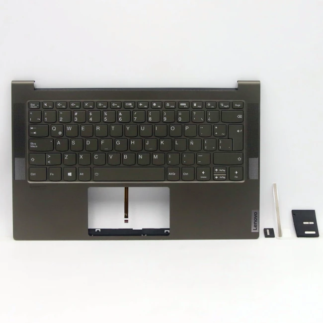 Lenovo yoga Slim 7-14IIL05 7-14ARE05 7-14ITL05 Dark green backlit Latin LA keyboard palmrest - main product image
