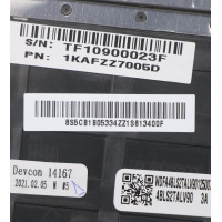 Lenovo yoga Slim 7 14ITL05 5CB1B05334 Purple backlit Russian RU keyboard palmrest - additional view 1