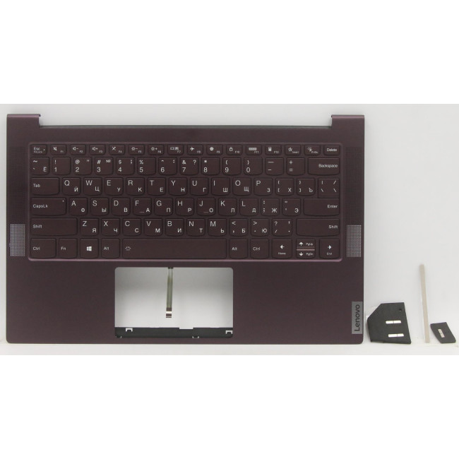 Lenovo yoga Slim 7 14ITL05 5CB1B05334 Purple backlit Russian RU keyboard palmrest - main product image