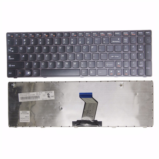 Lenovo Z570 Z575 B570 B575 V570 V575 B590 V580 B580 metal color frame US keyboard original - main product image