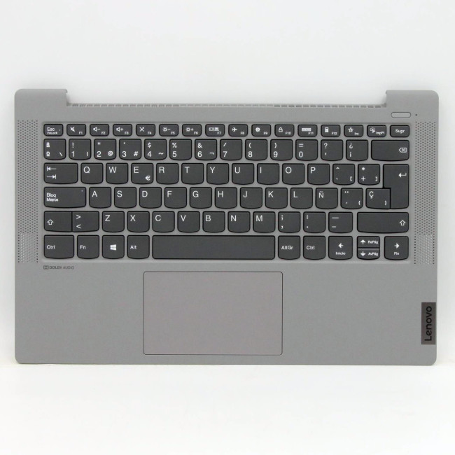 Lenovo IdeaPad 5-14ARE05 5-14ITL05 Light gray Spanish SP keyboard palmrest - main product image