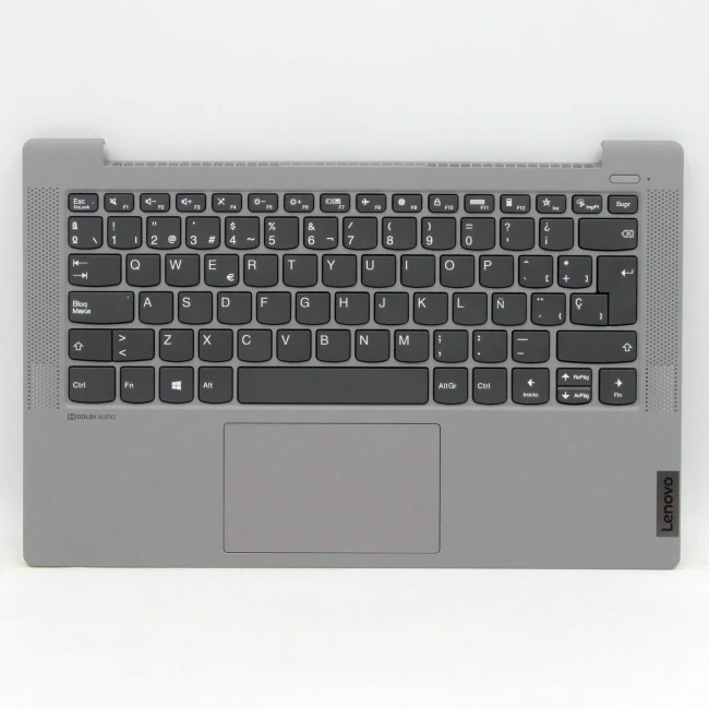 Lenovo IdeaPad 5-14ARE05 5-14ITL05 Light gray Spanish SP keyboard palmrest - main product image