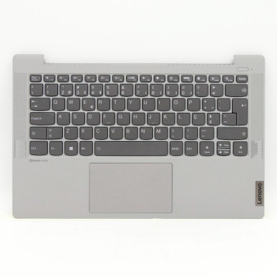 Lenovo IdeaPad 5-14ARE05 5-14ITL05 Light gray backlit Portuguese PO keyboard palmrest