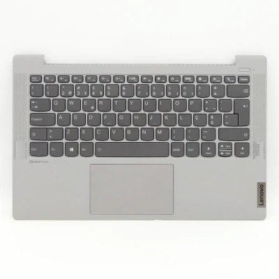 Lenovo IdeaPad 5-14ARE05 5-14ITL05 Light gray backlit Portuguese PO keyboard palmrest
