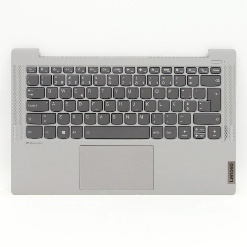 Lenovo IdeaPad 5-14ARE05 5-14ITL05 Light gray backlit Portuguese PO keyboard palmrest - main product image