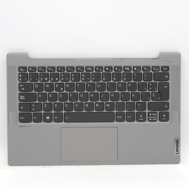 Lenovo IdeaPad 5-14ARE05 5-14ITL05 Light gray backlit Spanish SP keyboard palmrest - main product image