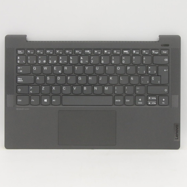 Lenovo IdeaPad 5-14ARE05 5-14ITL05 gray Spanish SP keyboard palmrest - main product image