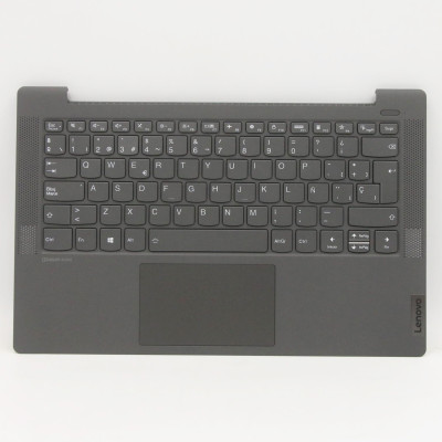 Lenovo IdeaPad 5-14ARE05 5-14ITL05 gray backlit Spanish SP keyboard palmrest