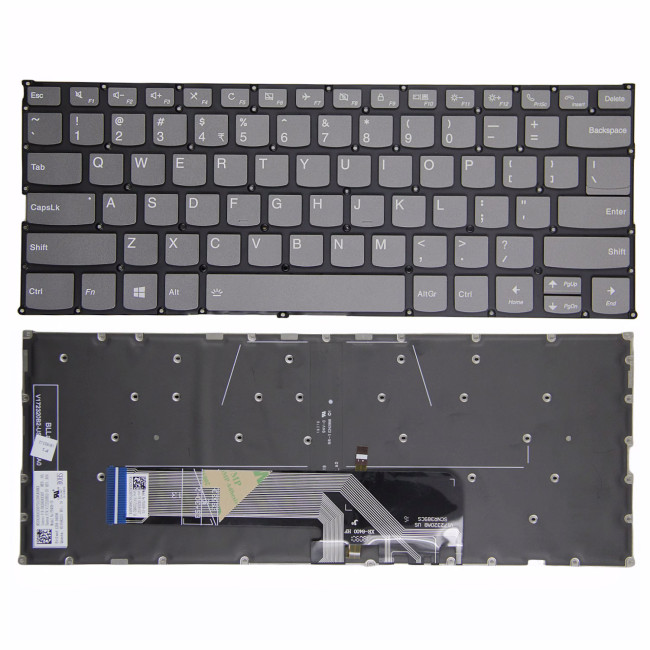 Lenovo IdeaPad 530S-15ISK gray backlit call original US keyboard - main product image