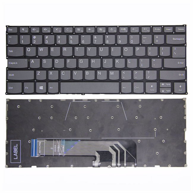 Lenovo IdeaPad 530S-14ARR 530S-14IKB gray original US keyboard - main product image