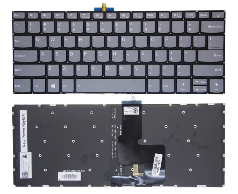 Lenovo IdeaPad 130S-14IGM 320SH-14IKB 320SL-14IKB 320SR-14IKB 320SE-14IKB power backlit US keyboard original - additional view 