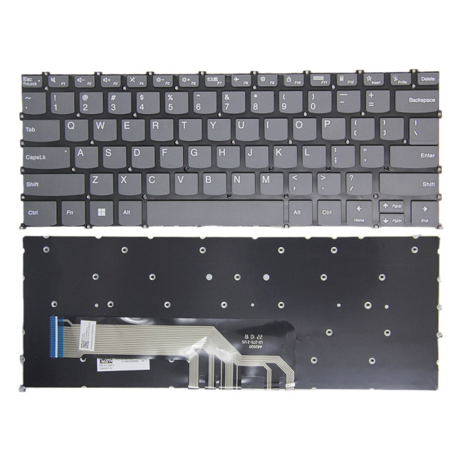 Lenovo ideapad 5 Pro-14ACN6, F10 lock gray US keyboard - main product image