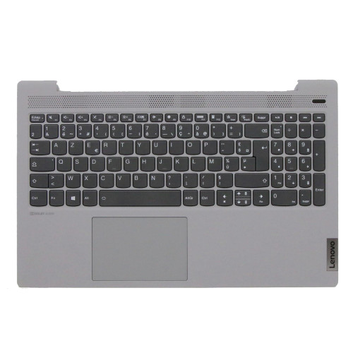 Lenovo ideapad 3 17ADA05 5CB0X56087 gray white backlit French FR keyboard palmrest - main product image