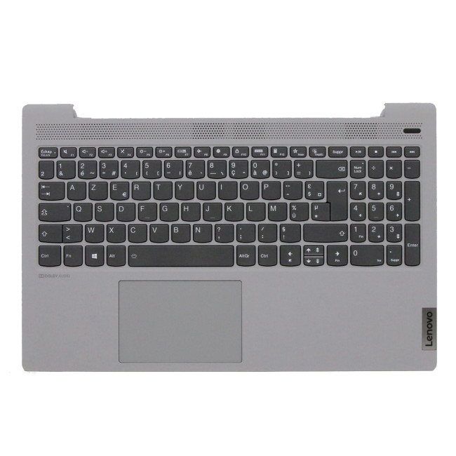 Lenovo ideapad 3 17ADA05 5CB0X56087 gray white backlit French FR keyboard palmrest - main product image