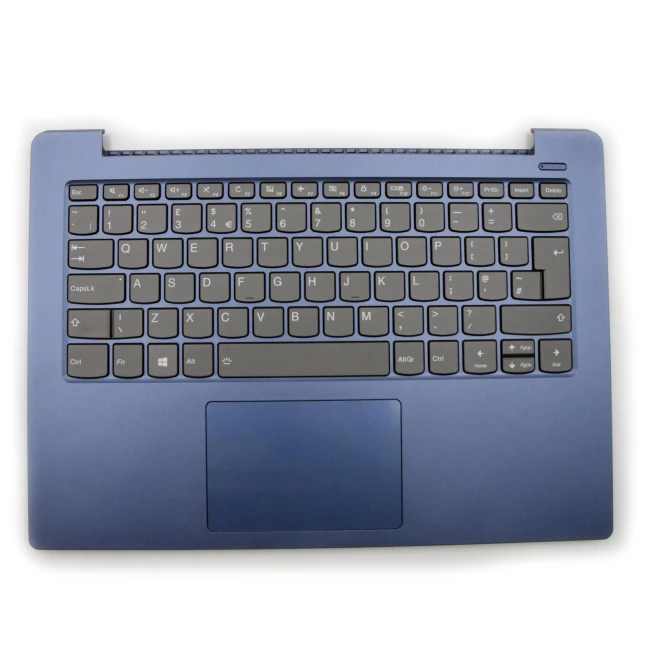 Lenovo ideapad 330S-14IKB 5CB0R07703 blue backlit UK keyboard palmrest - main product image