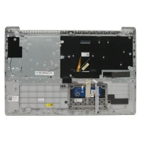 Lenovo ideapad 330S-15IKB 5CB0R07277 silver backlit UK keyboard palmrest - additional view 1