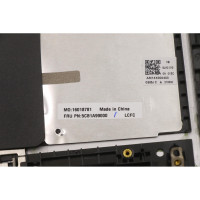 Lenovo ideapad 5-15IIL05 5-15ARE05 5CB1A99000 silver German DE keyboard palmrest - additional view 1