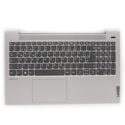 Lenovo ideapad 5-15IIL05 5-15ARE05 5CB1A99000 silver German DE keyboard palmrest