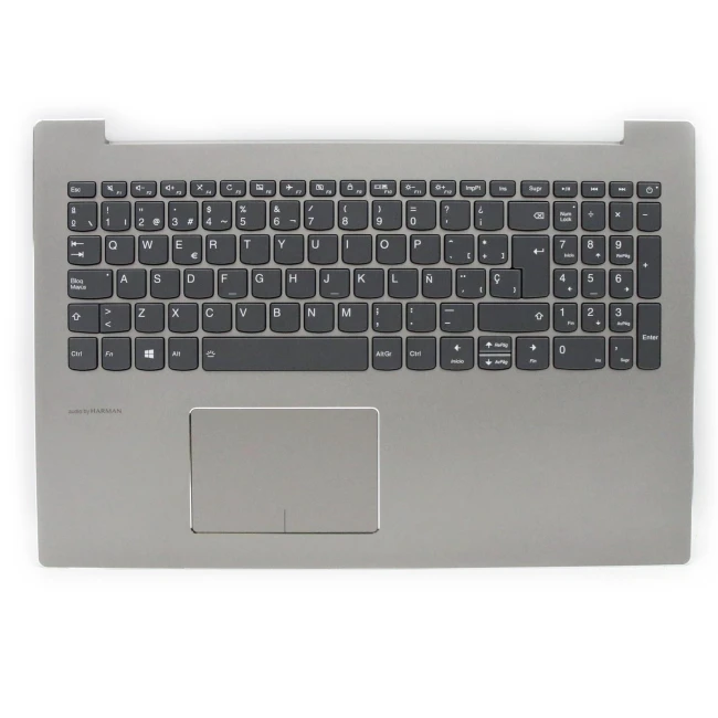 Lenovo ideapad 520-15IKB 5CB0N98641 gray backlit Spanish SP keyboard palmrest - main product image