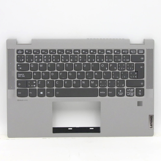Lenovo ideapad Flex 5-14IIL05 5-14ITL05 Light gray backlit Canadian French CF keyboard palmrest - main product image