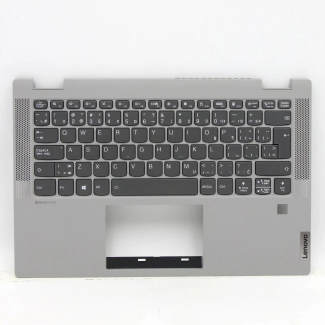 Lenovo ideapad Flex 5-14IIL05 5-14ITL05 Light gray backlit Canadian French CF keyboard palmrest - main product image