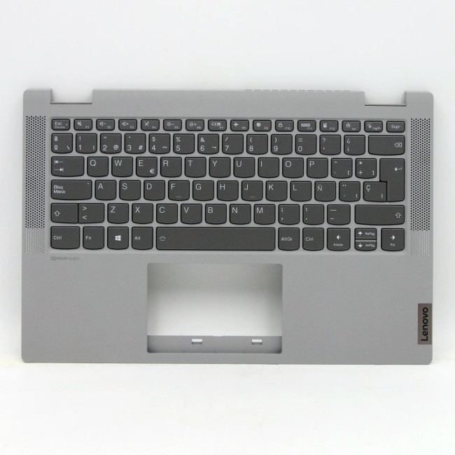 Lenovo ideapad Flex 5-14IIL05 5-14ITL05 Light gray backlit Spanish SP keyboard palmrest - main product image